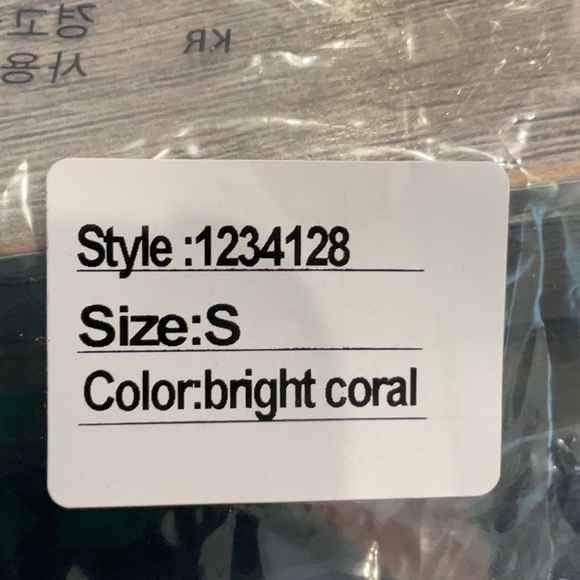 Ontwelfth Halter Style Sleeveless Pleated Blouse - Bright Coral - Picture 8 of 10